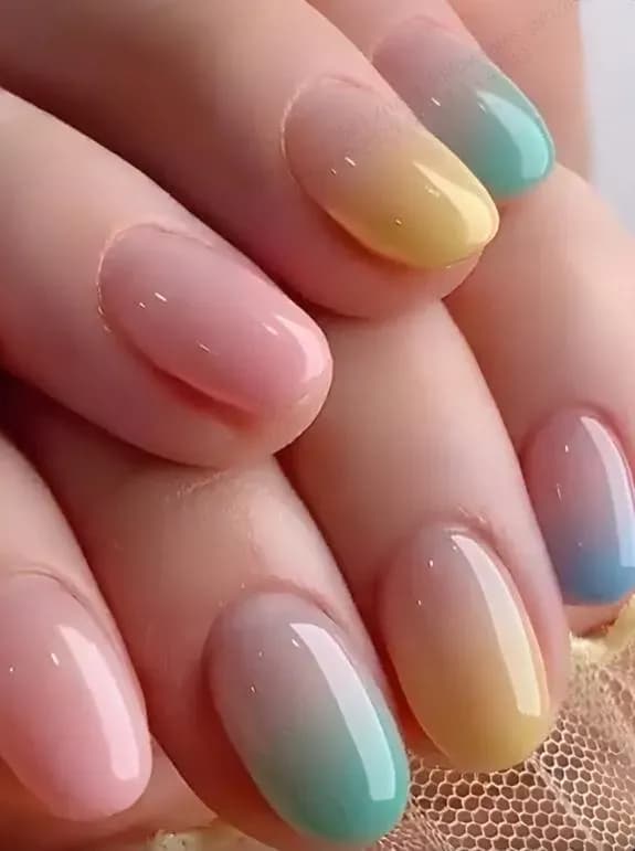 24 шт. Розовый градиентный пресс detail 2