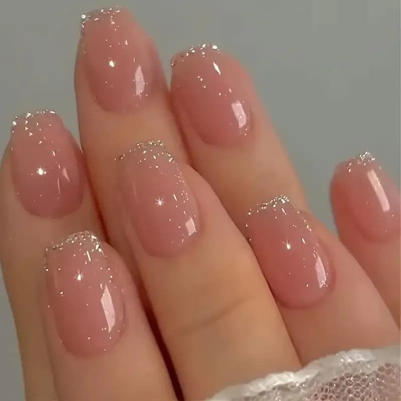 24 шт. Глянцевые короткие балетные пресс-накладки detail 2